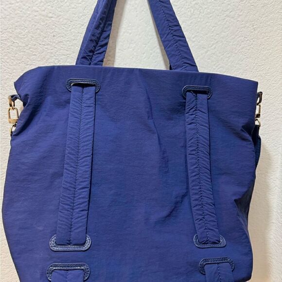 Laundry By Shelli Segal Tote blue bag zip top - Picture 2 of 10